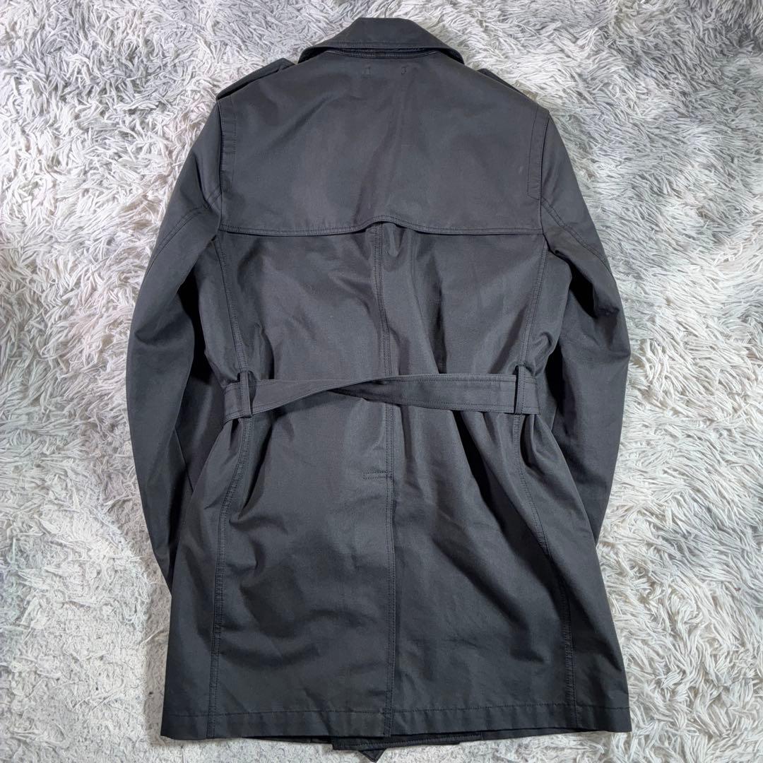 極美品 COACH コーチ トレンチコート ベルト　ブラック