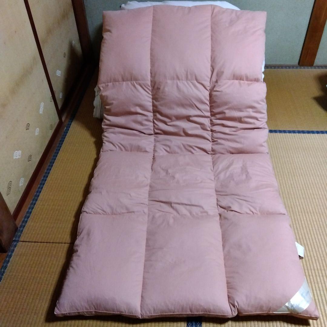 Feather Futon 羽毛敷き布団　送料キャンペーン中のみカバー付き