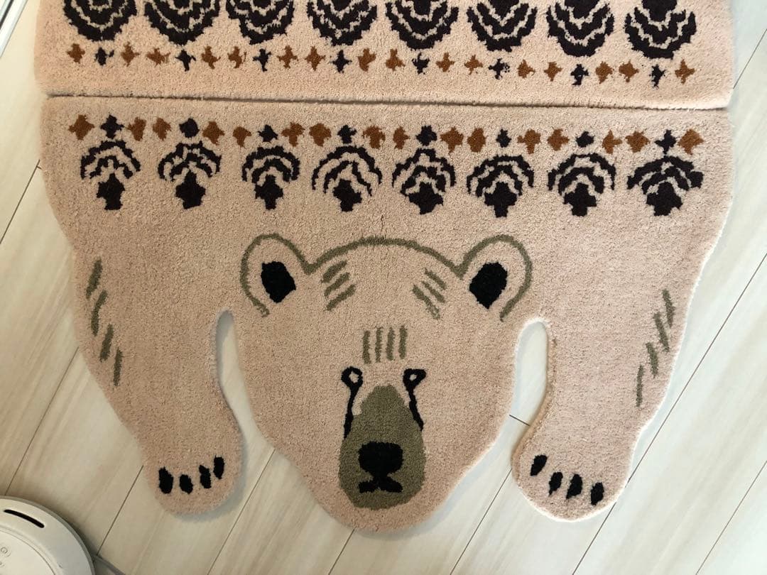 アニマルラグ シロクマ セパレートラグ