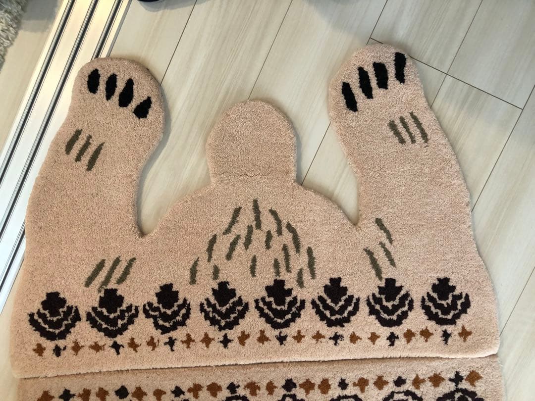 アニマルラグ シロクマ セパレートラグ