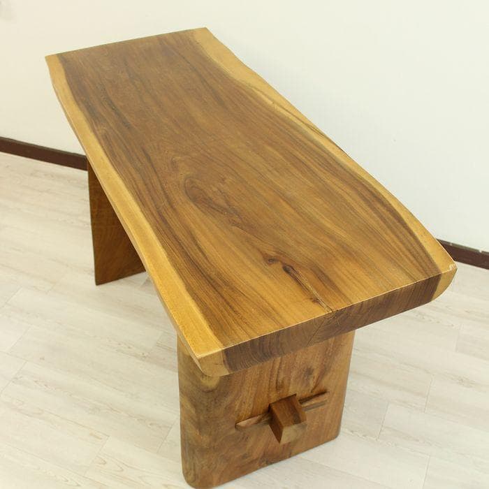 訳あり アウトレット コンソールテーブル 洗面台 モンキーポッド 無垢 電話台