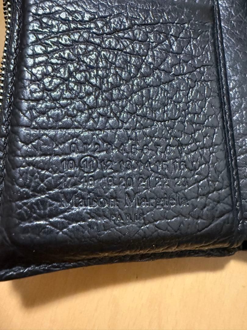 Maison Margiela マルジェラ　三つ折り財布 ブラック