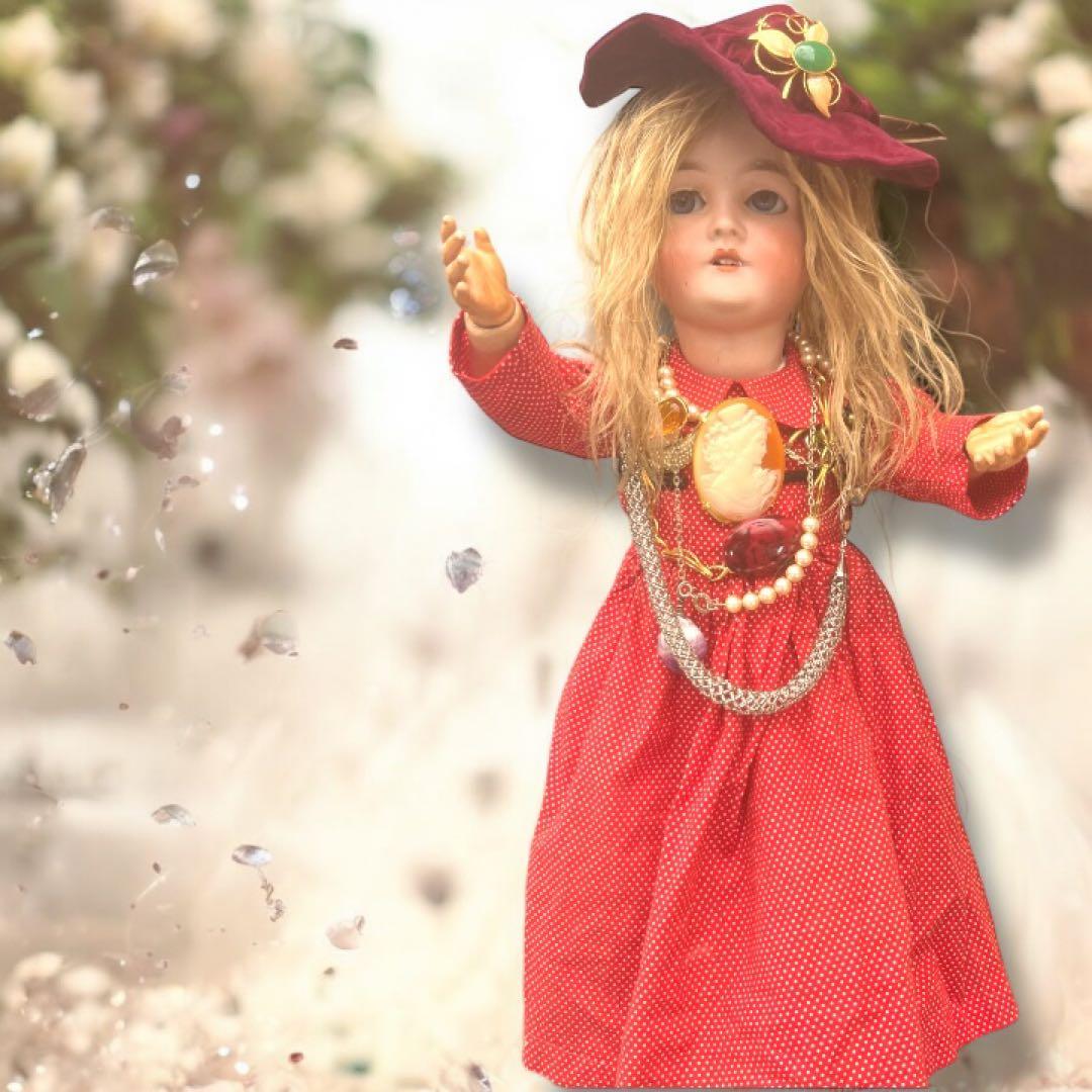 KOMUGI アンティーク ビスクドール アーモンド マルセル クイーン