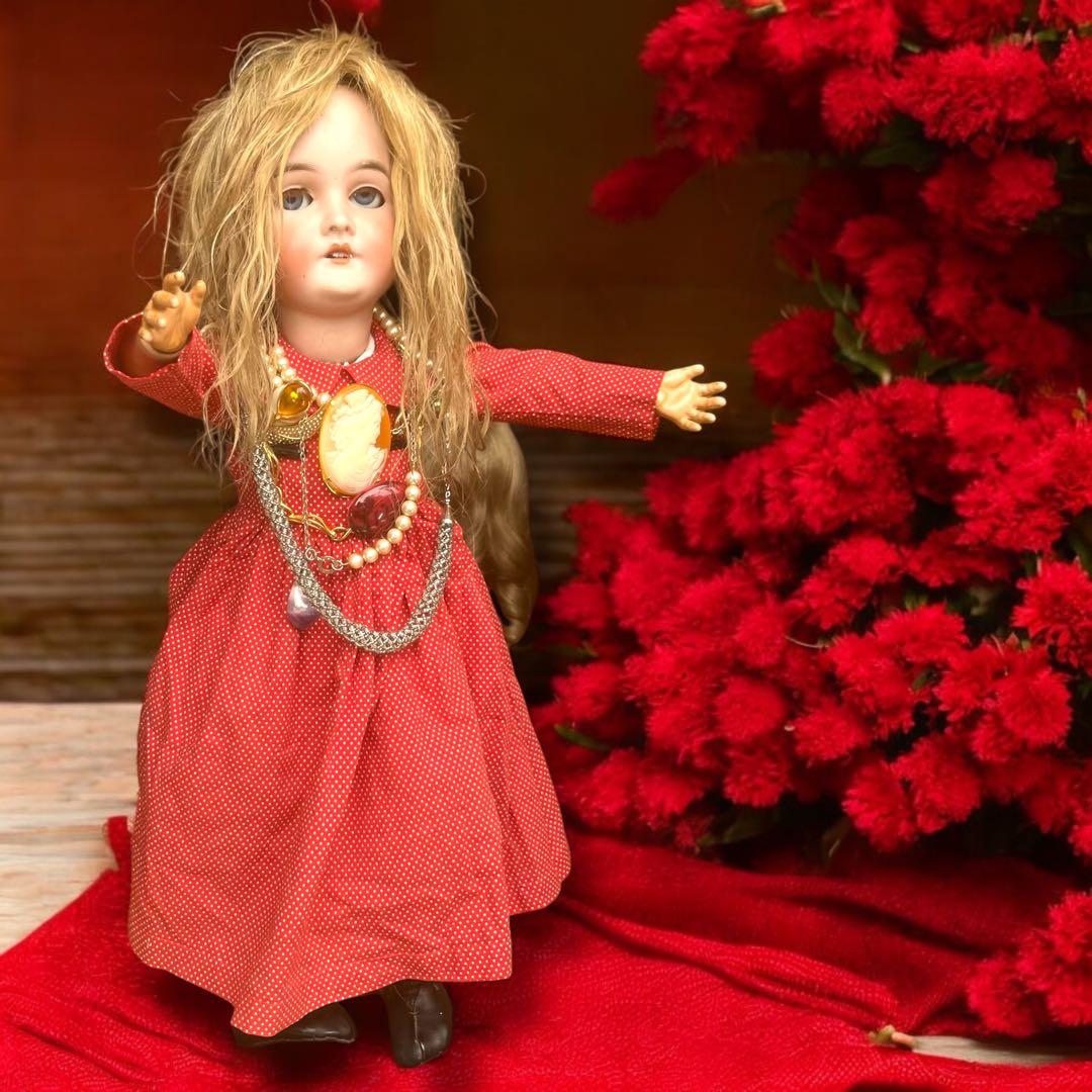 KOMUGI アンティーク ビスクドール アーモンド マルセル クイーン