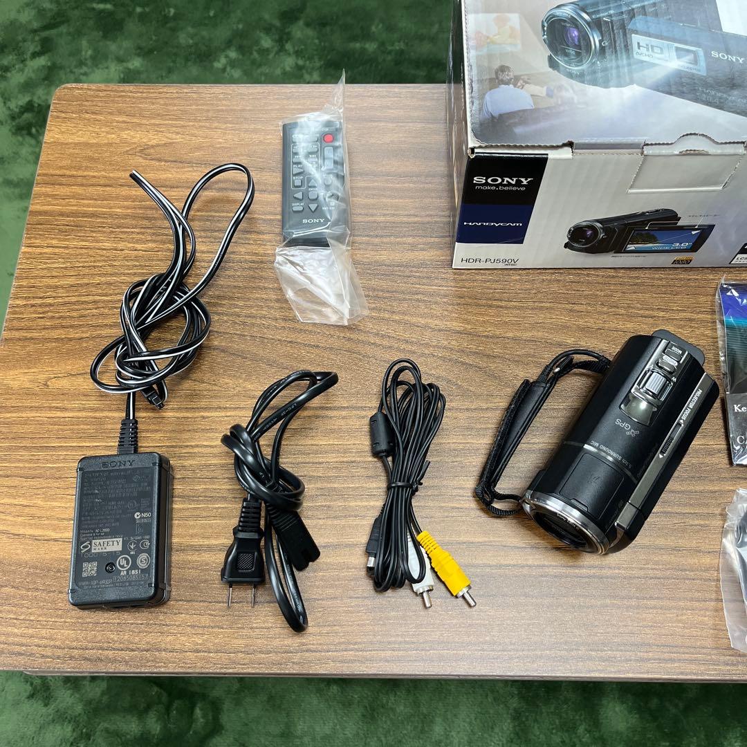 美品！SONY HDR-PJ590 ビデオカメラ 本体