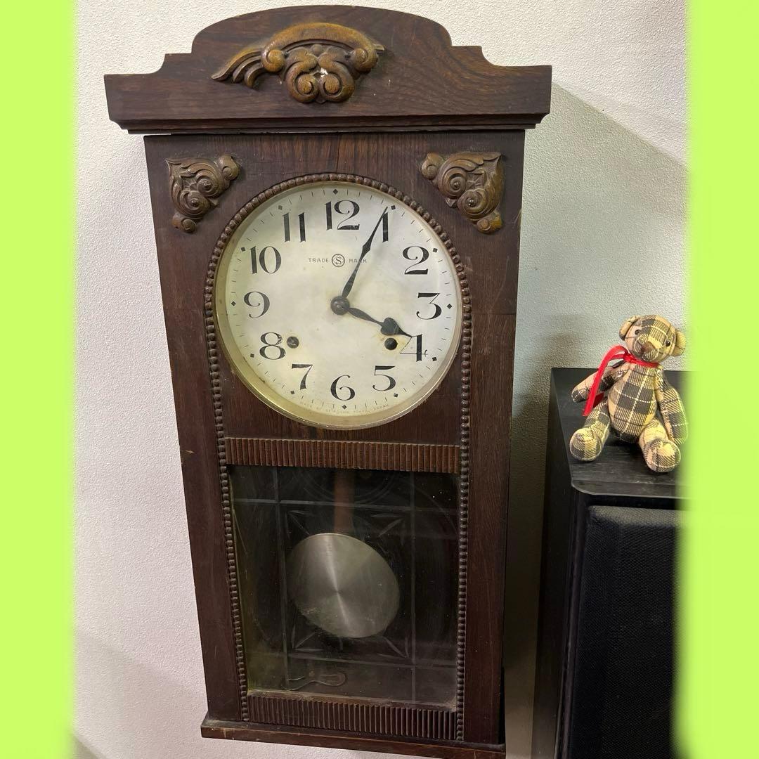 精巧社　SEIKO ゼンマイ時計　ボンボン時計　昭和レトロ　アンティーク品