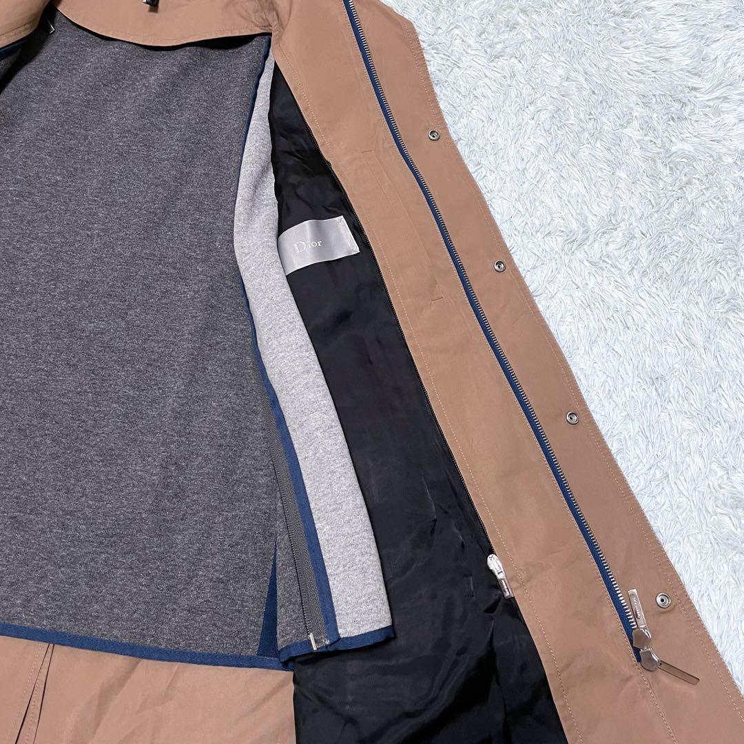 ディオールオム ウール取り外しライナー付き 2way ロングコート 46 M相当