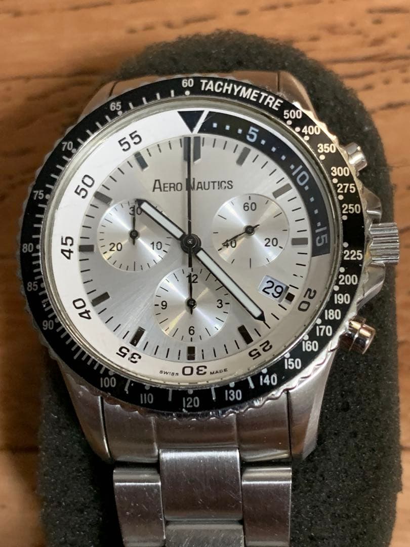 ガ*ン様 アエロノーティックAERO NAUTICS AN5-30クォーツ クロ