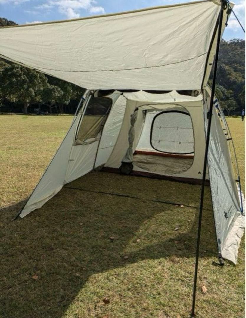 良品 LOGOS ロゴス グランベーシックトンネルドーム XL-AG テント