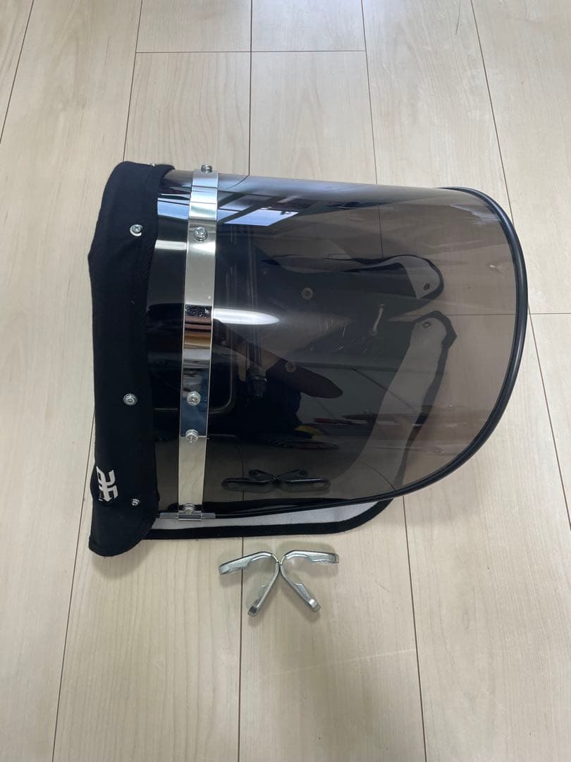 旭風防セット 新幹線風防 スモーク 黒布 33cm 中型大型用 送料無料☆