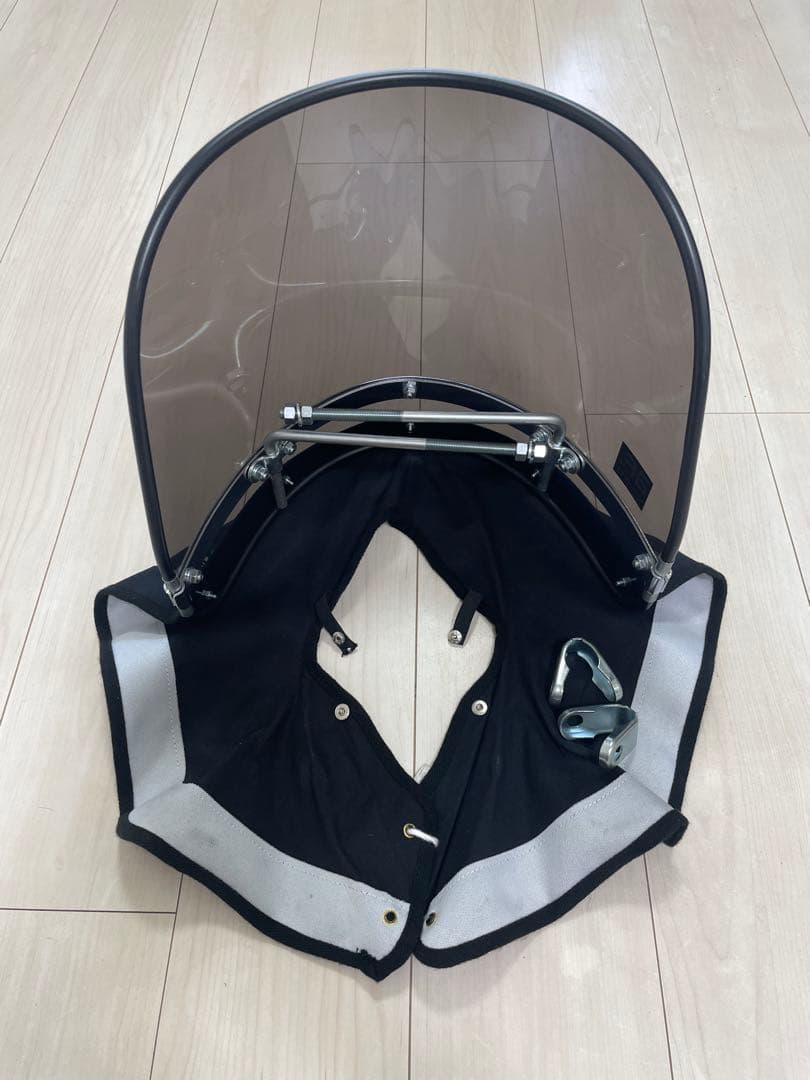 旭風防セット 新幹線風防 スモーク 黒布 33cm 中型大型用 送料無料☆