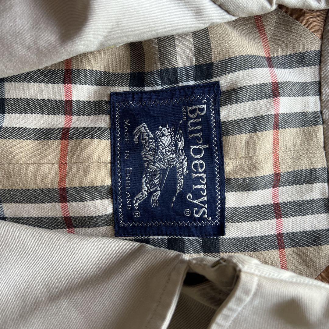 「美品」バーバリー　トレンチコート L〜XL ベージュ　ノバチェック　チェスター