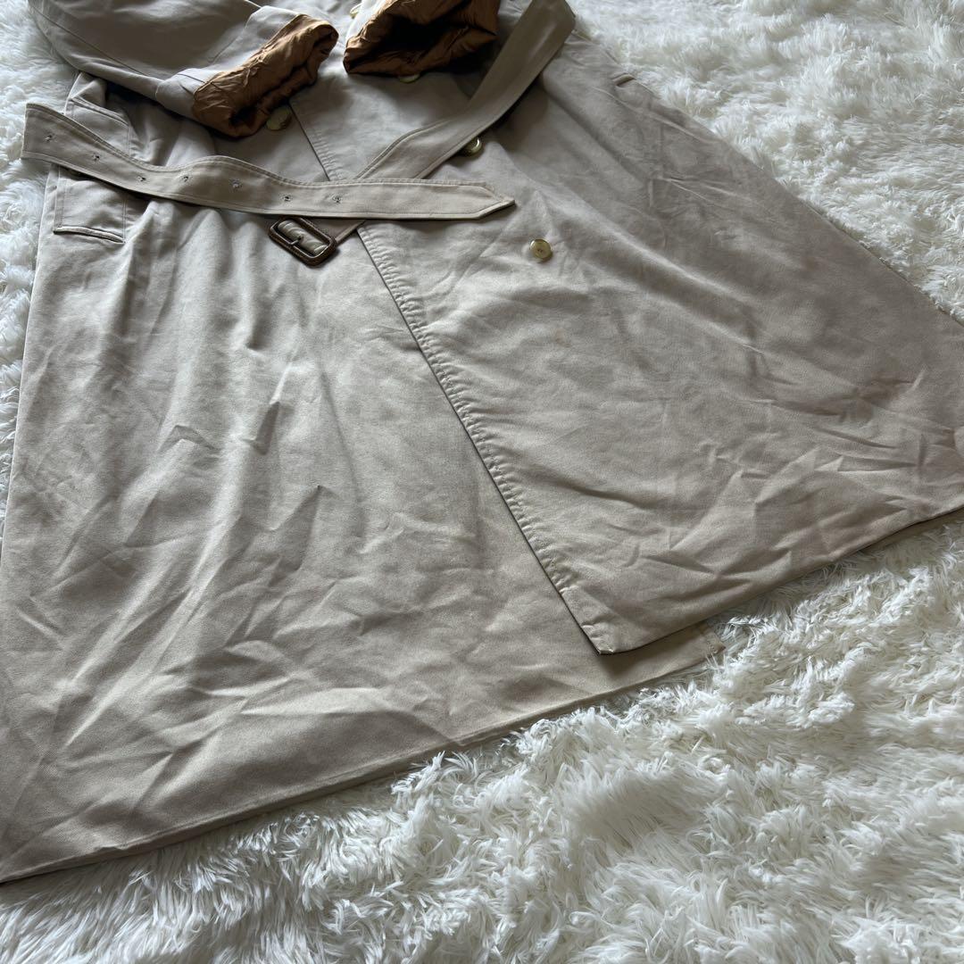 「美品」バーバリー　トレンチコート L〜XL ベージュ　ノバチェック　チェスター