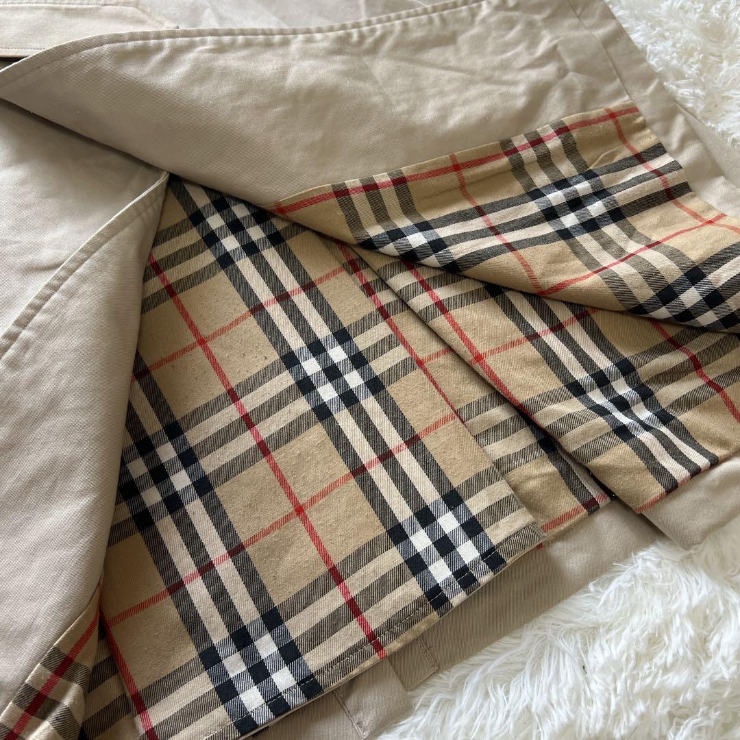 「美品」バーバリー　トレンチコート L〜XL ベージュ　ノバチェック　チェスター