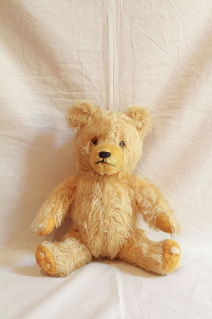 アンティーク　テディベア　ぬいぐるみ￼