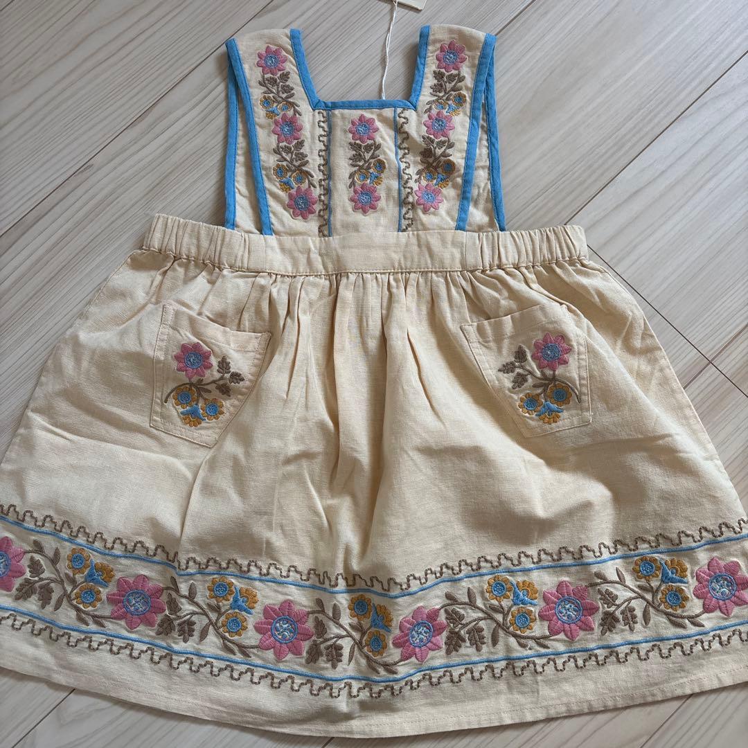 apolina Ursina Embroidered Pinafore 専用