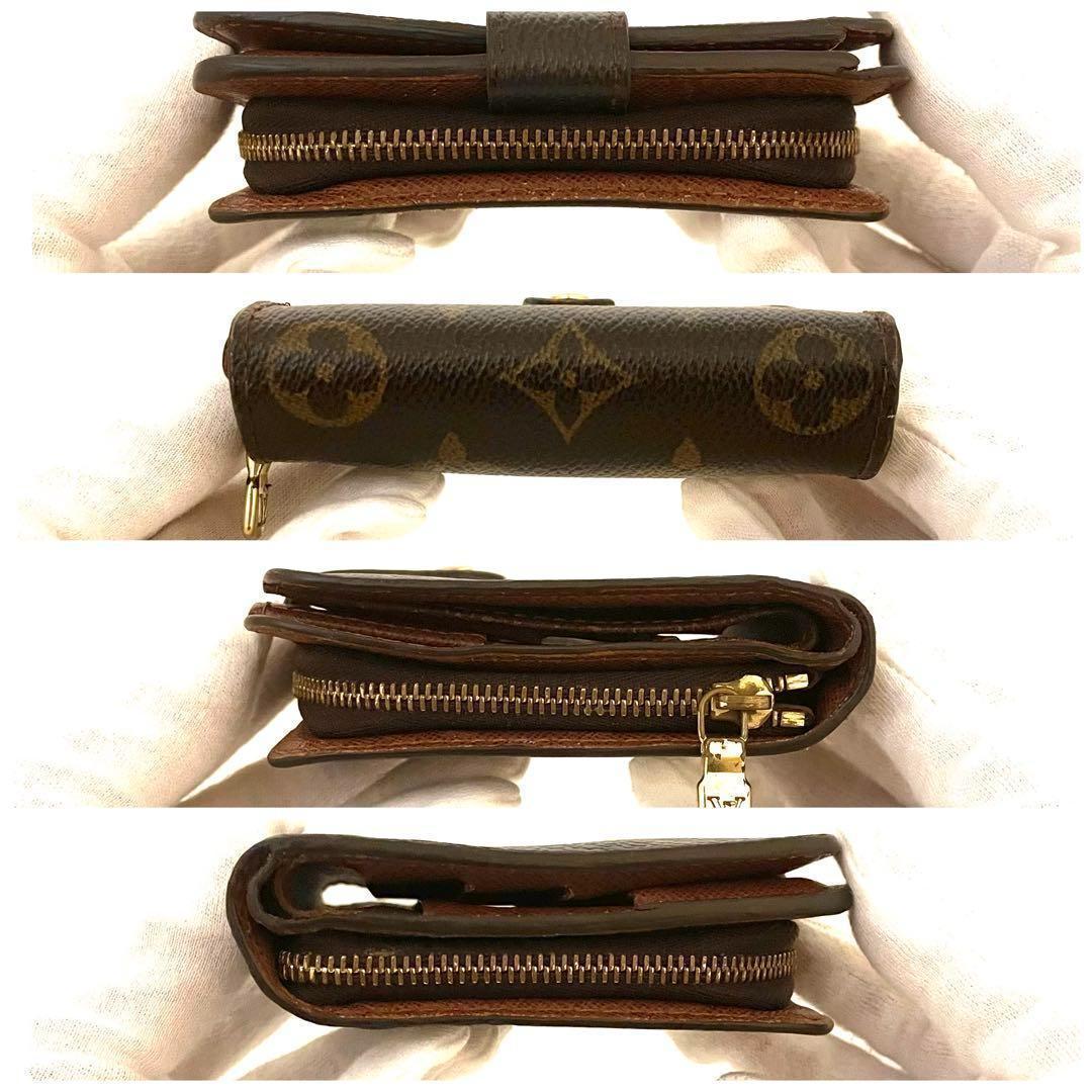 ⭕️コンパクトジップ⭕️ルイヴィトン財布　モノグラム　二つ折り【レディース】