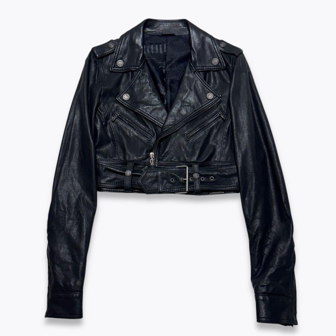 ジャケット・アウター John Galliano Cropped Leather Jacket