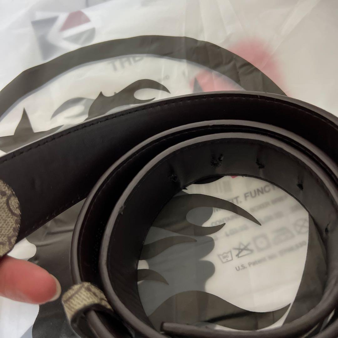 GUCCIベルト GGスプリームインターロッキング