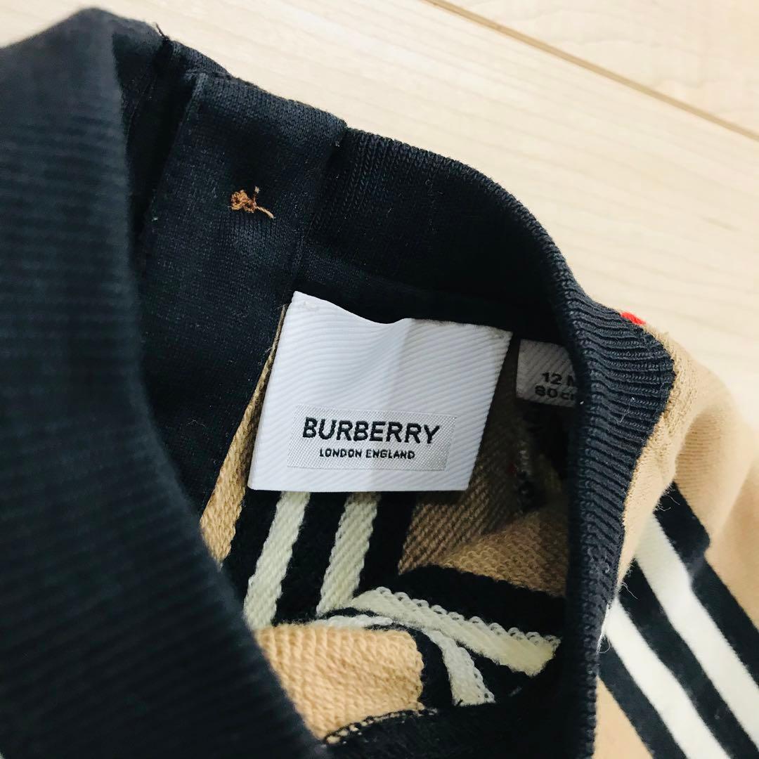 Burberry キッズ　80 ストライプ　ワンピース　バーバリー
