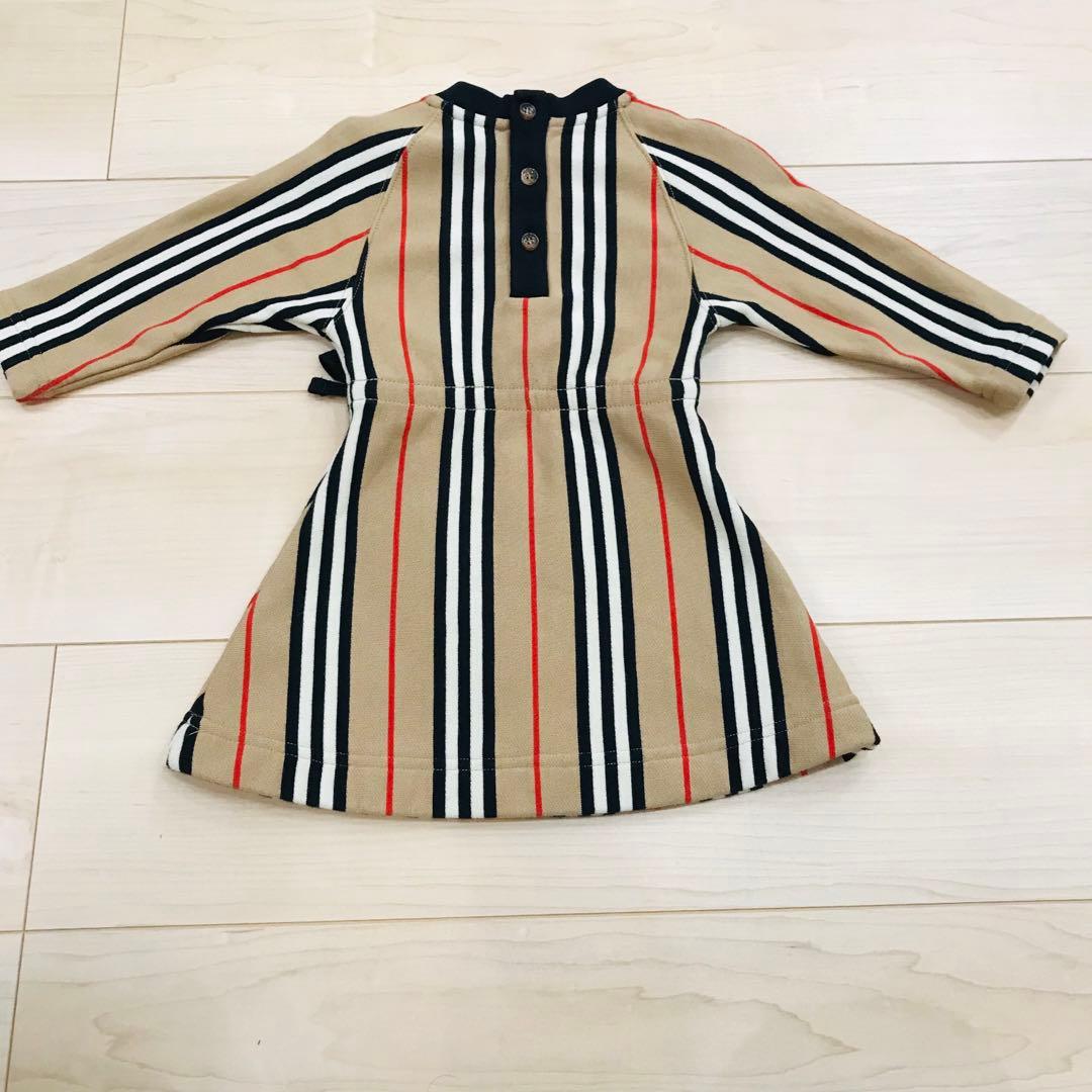 Burberry キッズ　80 ストライプ　ワンピース　バーバリー