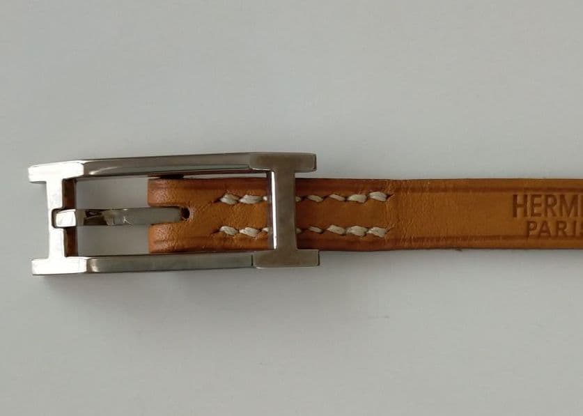 正規品 エルメス アピ　レザーブレスレット　美品