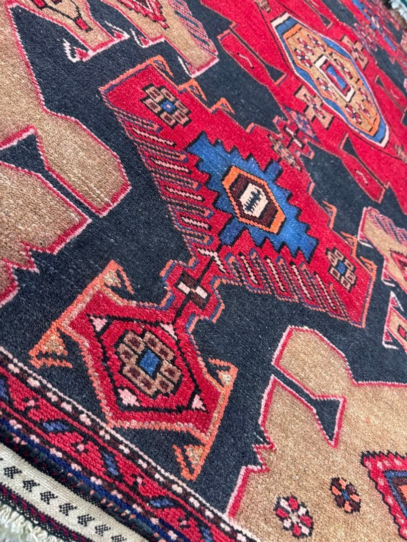 ペルシャ 【ヴィンテージラグ】インテリア装飾用 バルーチ / イラン /