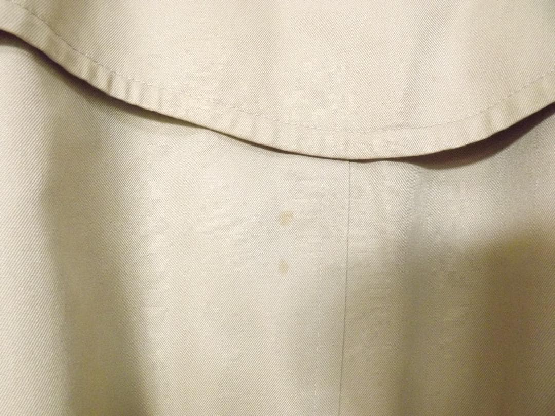 バーバリー　イギリス製　裏地チェック　ライナー付き　トレンチコート メンズ