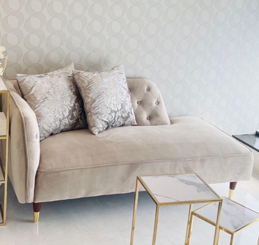 最終値下げ‼️グレー ファブリックソファ 2人掛け