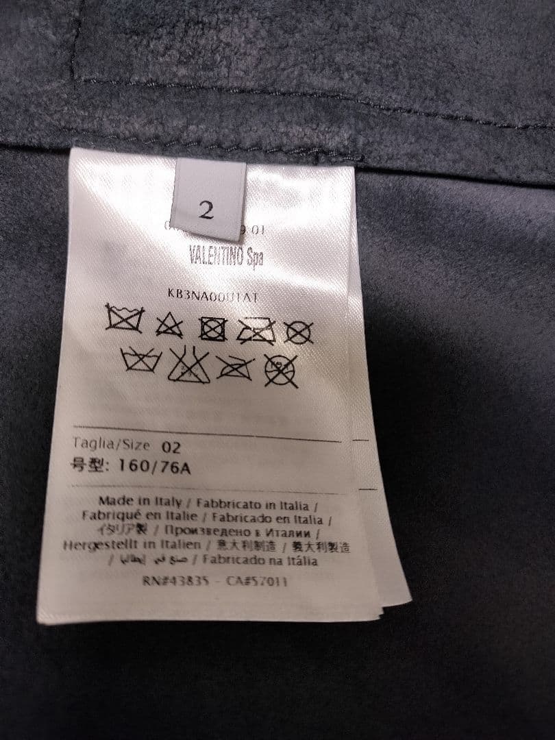 ヴァレンチノ VALENTINO レザーポンチョ・ケープ ブラック