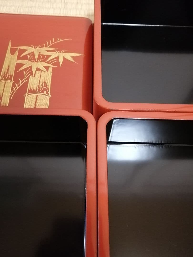 【輪島塗】本日限定　3段　重箱　漆　天然木