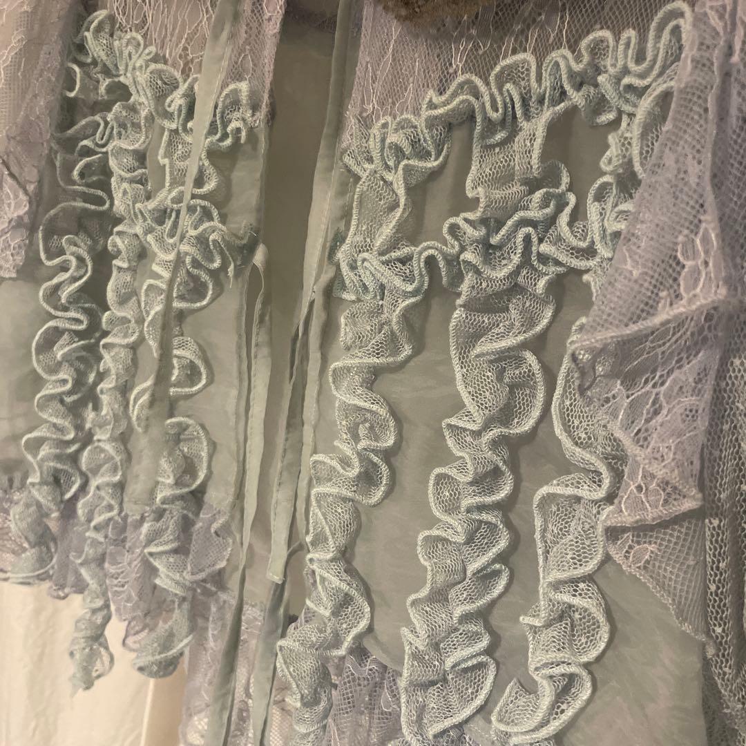 トップス rurumu: 2023ss lace bed JK mint