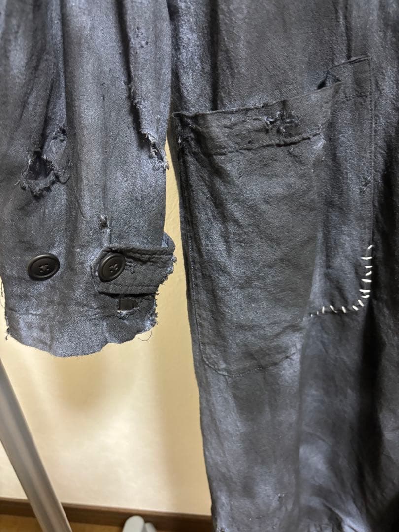 RESURRECTION リザレクション　メンズダメージ加工カーディガン コート