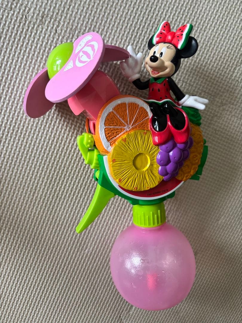 2024年10月購入プレイアロング未使用おもちゃのみとミニーちゃんミストファン