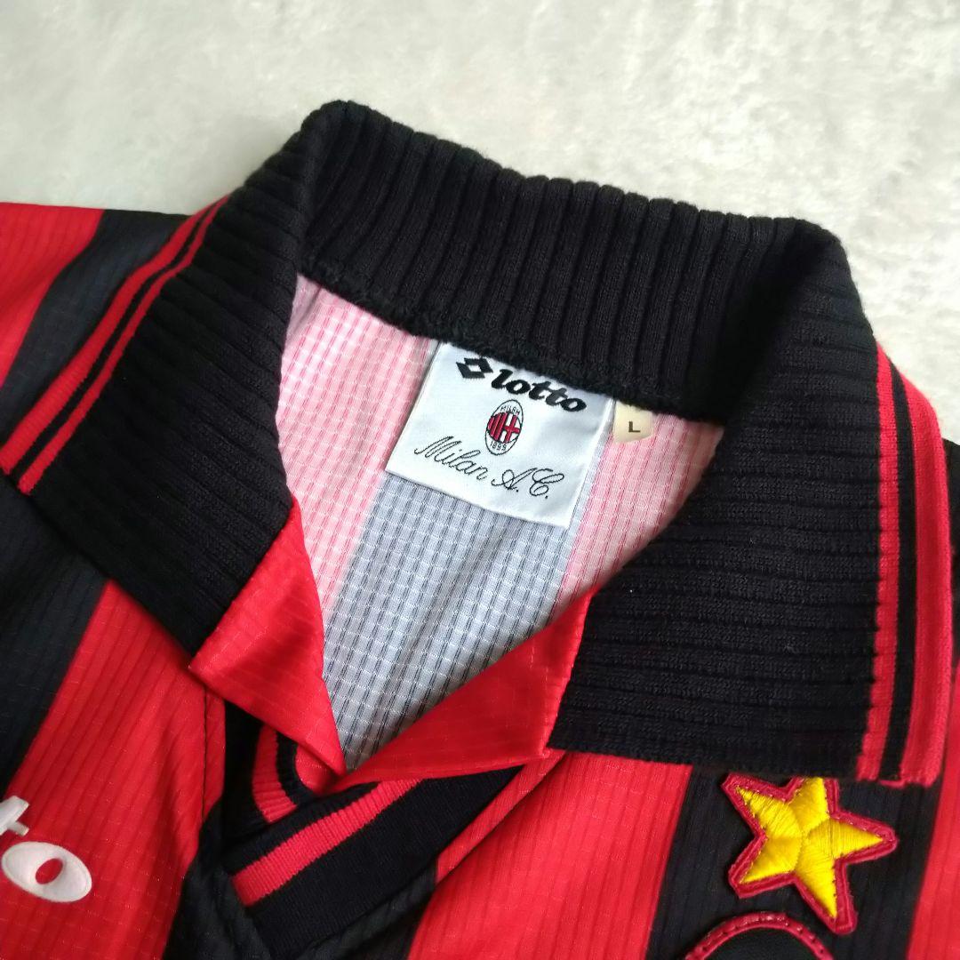 【美品】ACミラン Lotto ユニフォーム ３番 マルディーニ opel