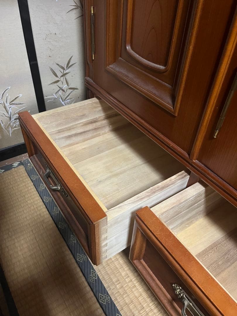府中家具　ケヤキ　箪笥　たんす　洋服箪笥