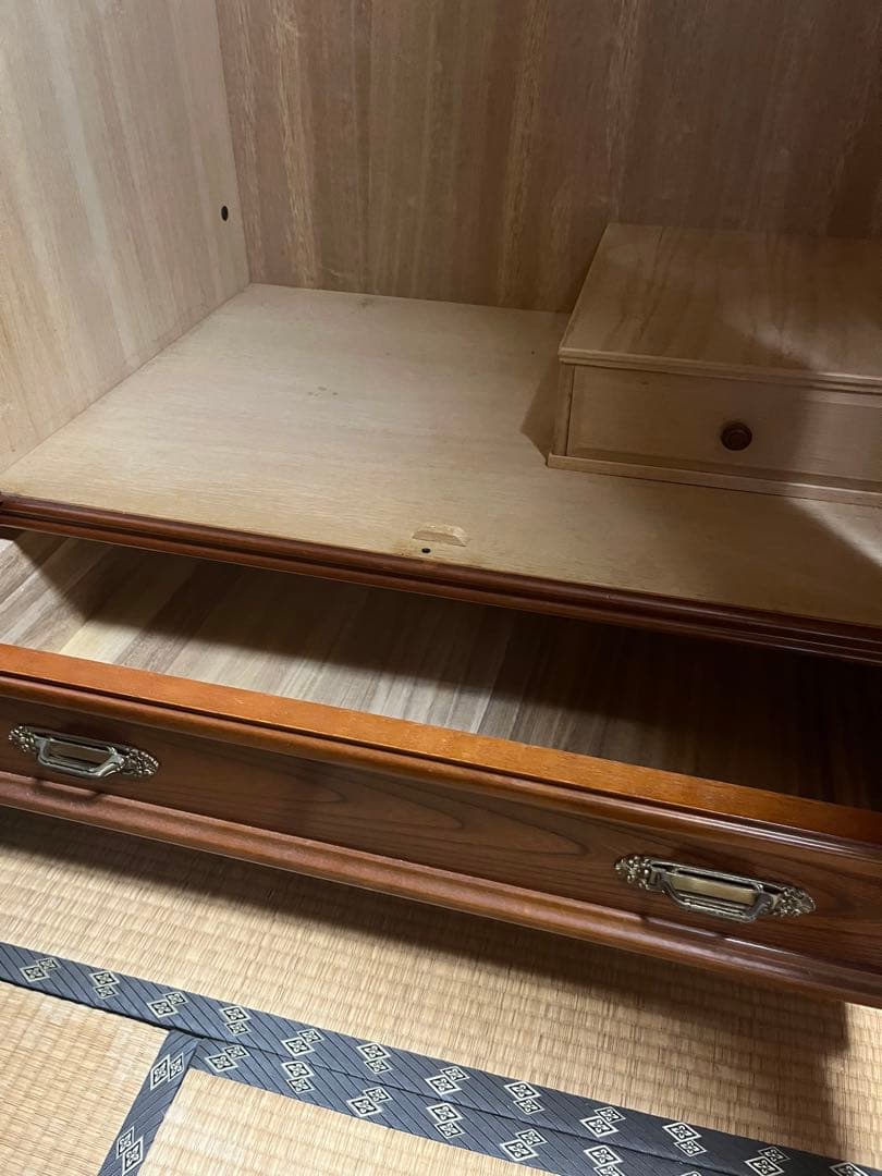 府中家具　ケヤキ　箪笥　たんす　洋服箪笥
