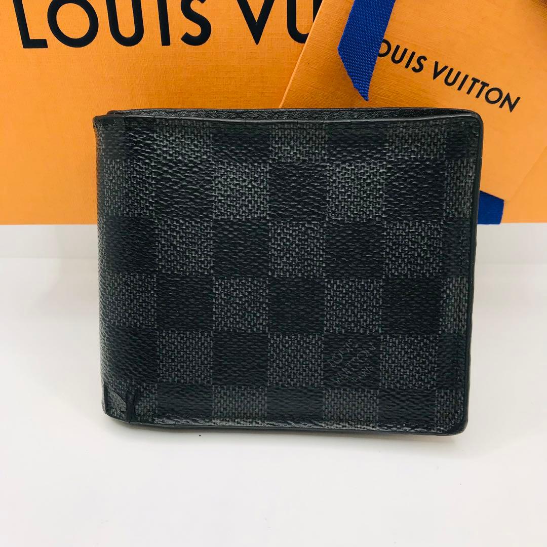 ルイヴィトン✨ダミエ グラフィット ポルトフォイユ マルコNM 二つ折り財布