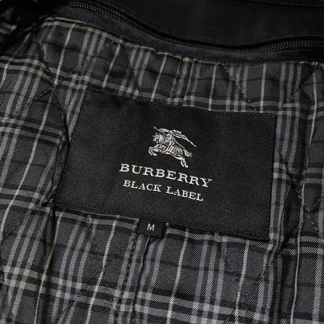 美品 バーバリーブラックレーベル キルティングライナー チェック柄トレンチコート