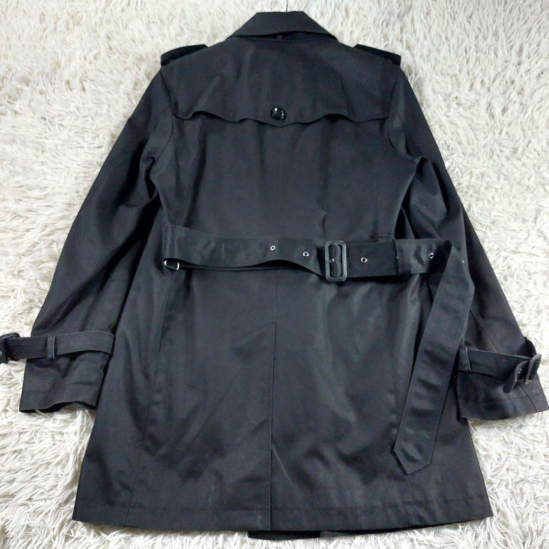 美品 バーバリーブラックレーベル キルティングライナー チェック柄トレンチコート