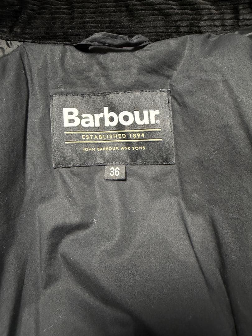 Barbourビデイル中綿ジャケットオーバーサイズフィット