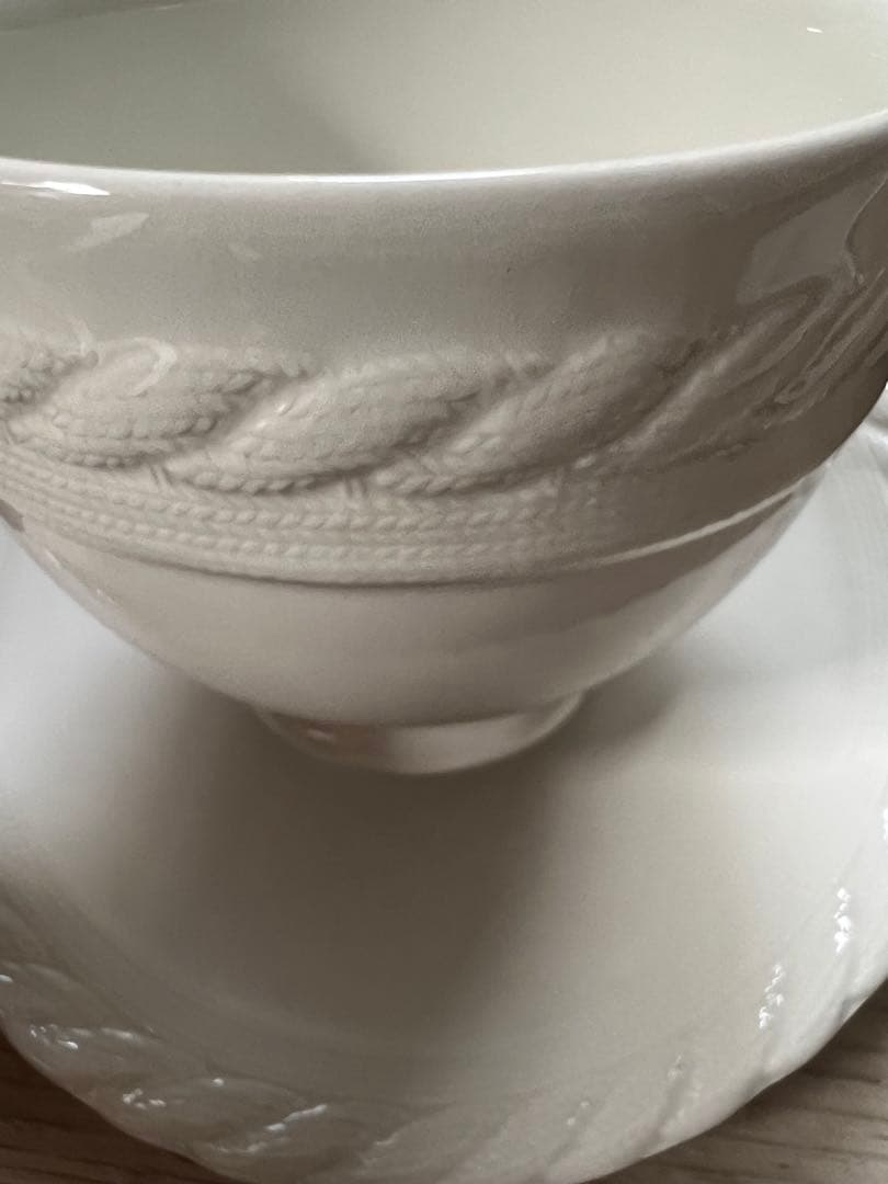 ウェッジウッドbyラルフローレンディナー5点セット2名イングランド製未使用品レア