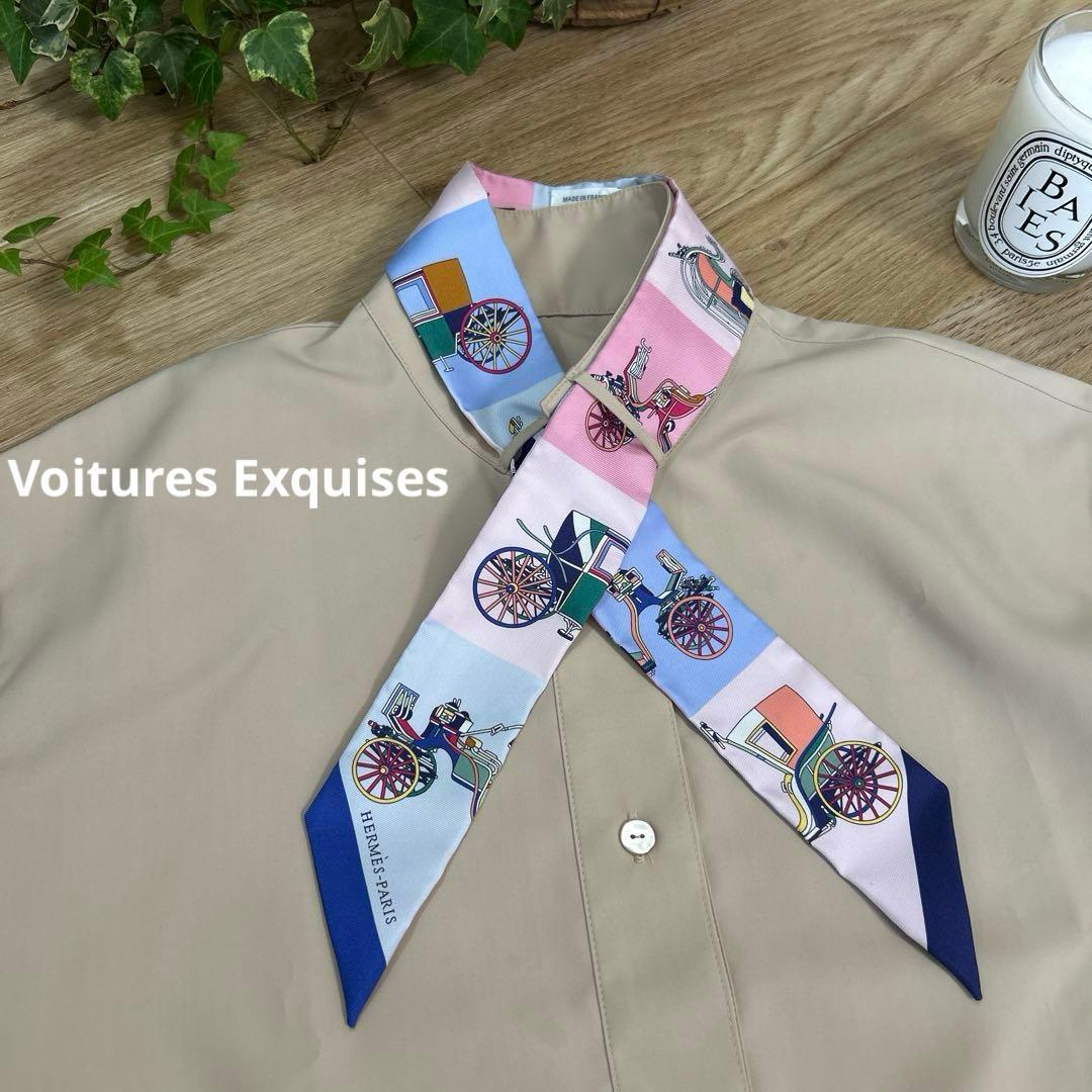 cccmalieシーマリー　キャップスリーブ半袖ブラウスFリボンスカーフ使用可能