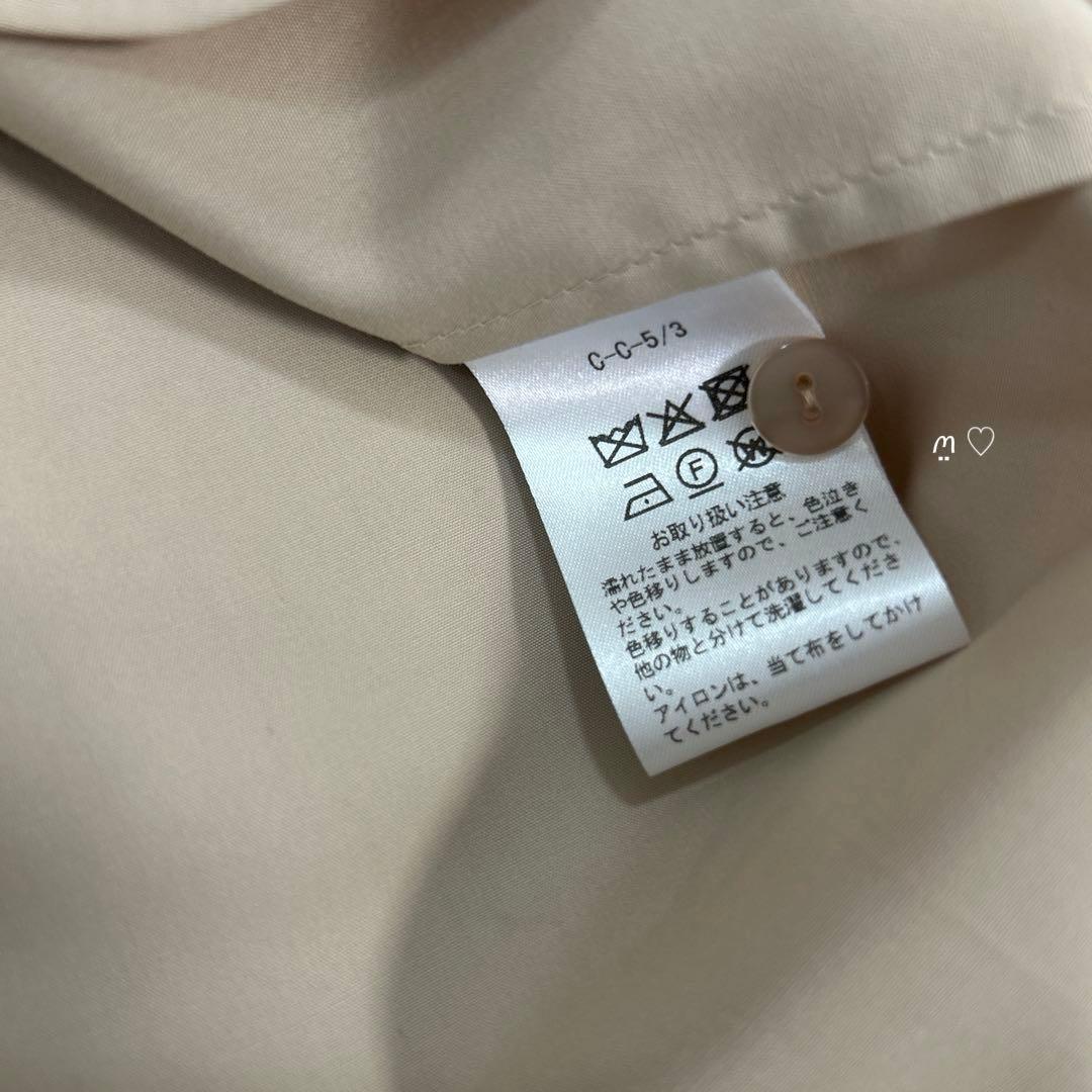 cccmalieシーマリー　キャップスリーブ半袖ブラウスFリボンスカーフ使用可能