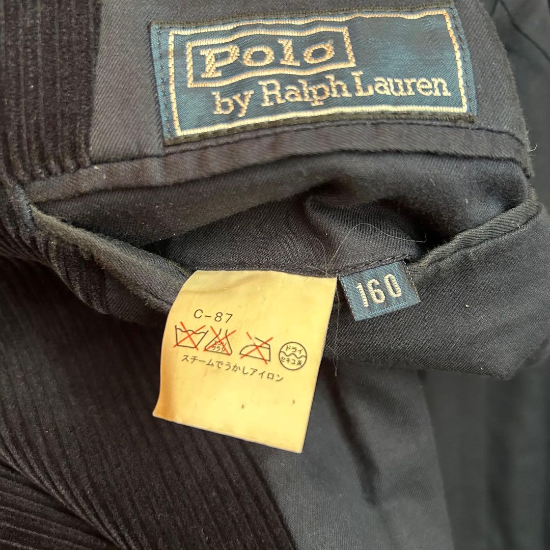 美品 90s POLO Ralph Lauren コーデュロイ ジャケット 紺