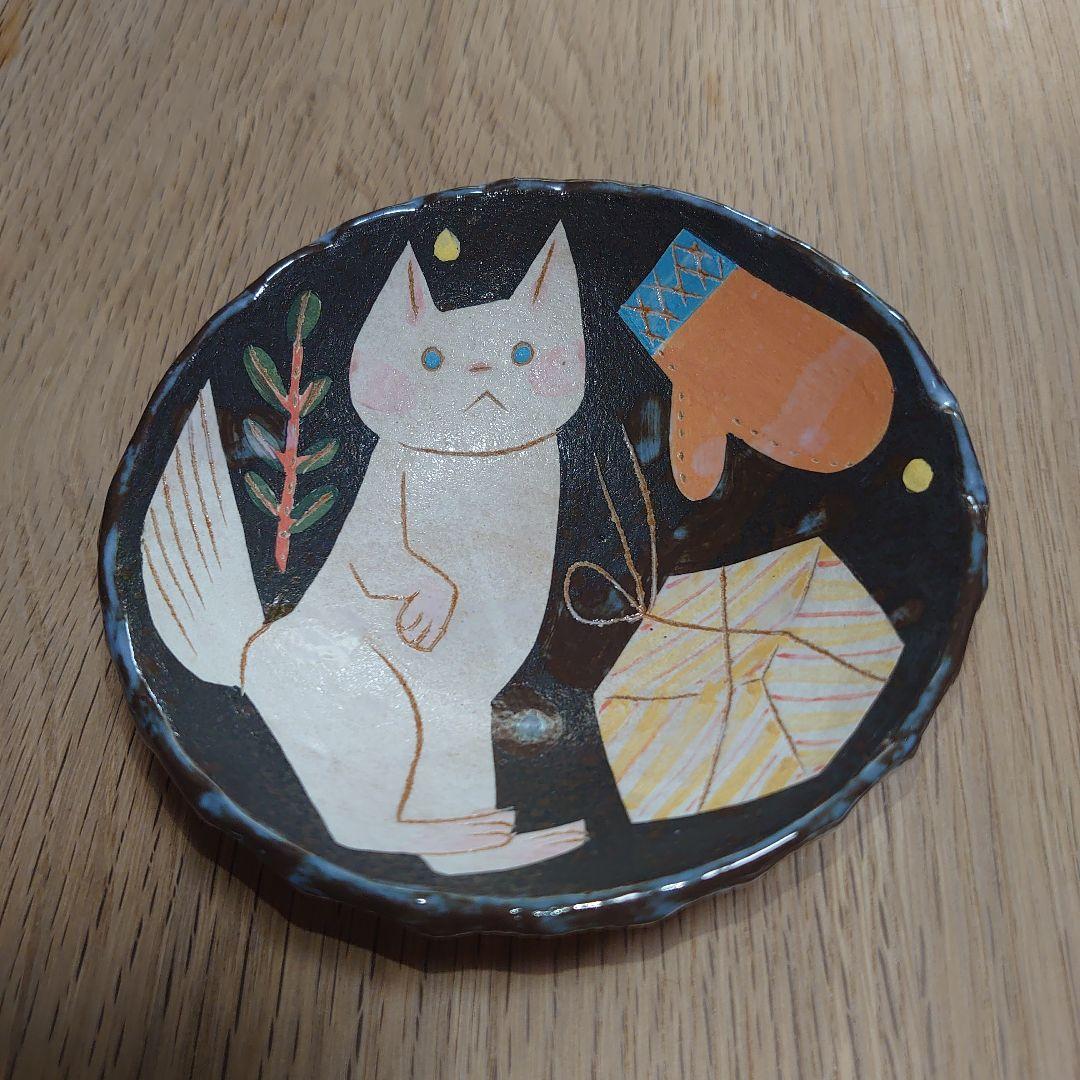 鹿児島睦さん　ミニボウル　ネコ