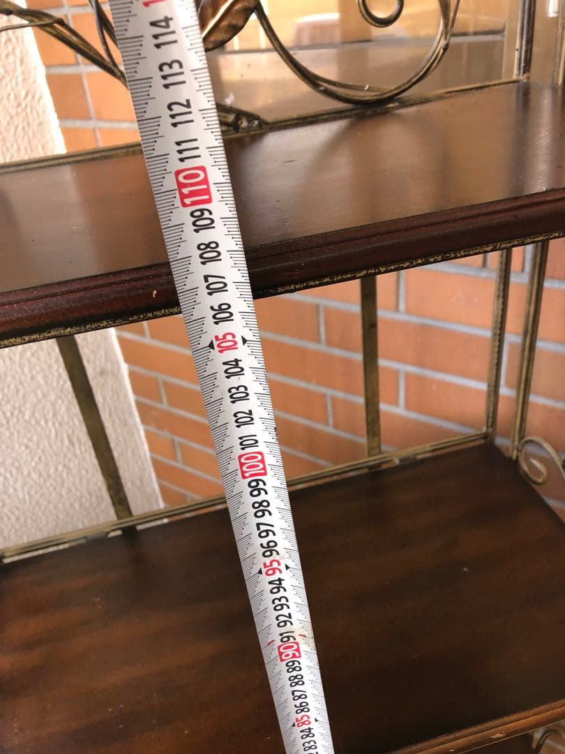 アイアンラック　アイアンスタンド　飾り棚　ディスプレイラック　アンティーク調