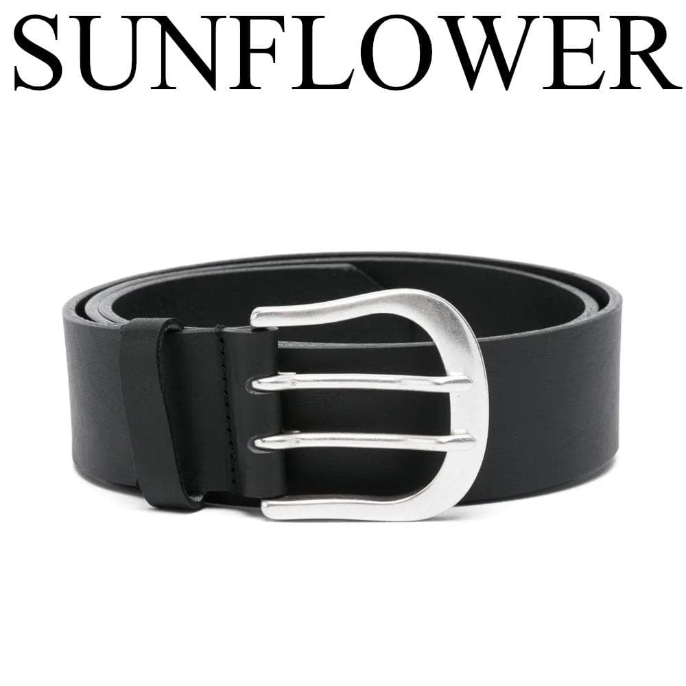 SUNFLOWER ダブルピン レザーベルト 85　サンフラワー　新品