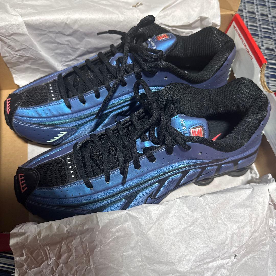 Nike Shox R4 llic Silver 美品