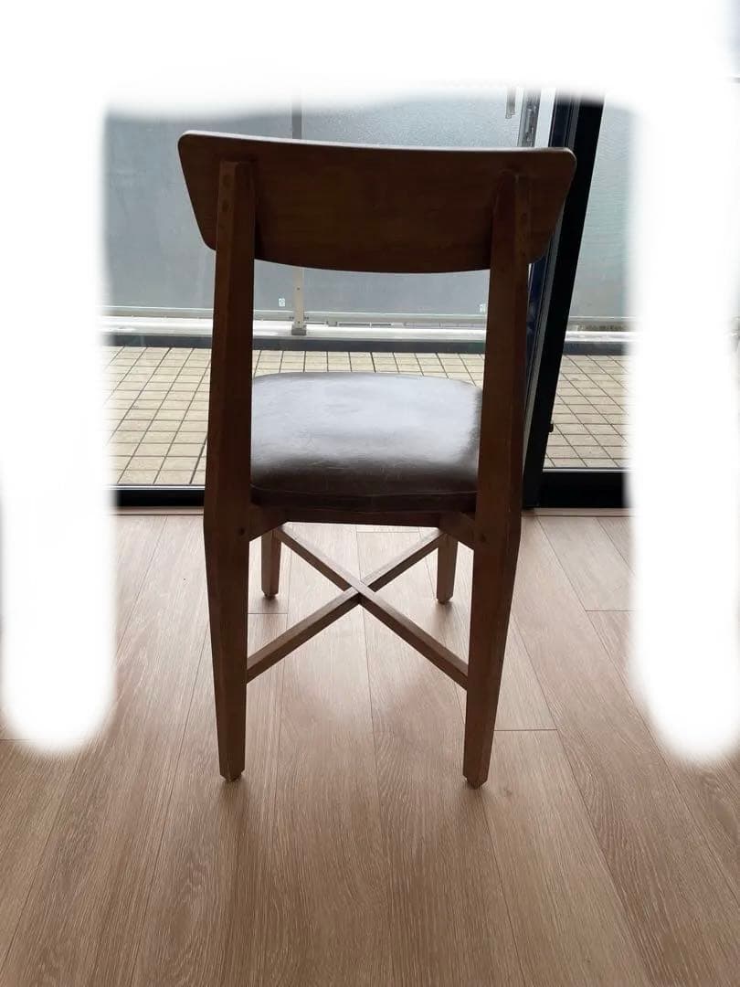 CHINON CHAIR WOLF ブラウン ダイニングチェア 木製フレーム